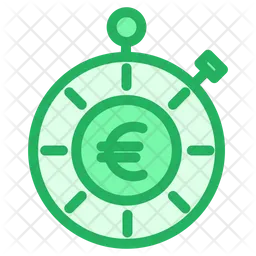 Euro-Zeitbudget  Symbol