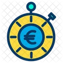 Euro Zeit Budget Symbol