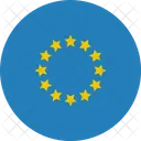 Europa Flagge Welt Symbol