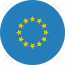 ヨーロッパ、旗、世界 アイコン