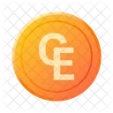 European Currency Unit Coin Money Icon