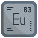 Europium Chemistry Periodic Table Icon