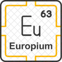 Europium Preodic Table Preodic Elements Icon