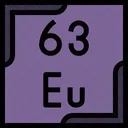 Europium Periodic Table Chemistry Icon
