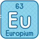 Europium Chemistry Periodic Table Icon