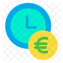 Uhr Zeit Euro Symbol