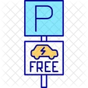 EV free parking  Icon