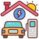 Ev Home Alert Charging Ev Charging Home Charging Icon