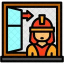 Evacuacao De Simulacao De Incendio Simulacao De Emergencia Exercicio De Evacuacao Ícone