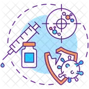 Evading natural or vaccine induced immunity  Icon