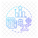 Evaluación comparativa competitiva  Icono