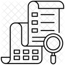 Evaluacion De Datos Informe De Evaluacion Evaluacion Empresarial Icono