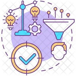 Evaluate and select solutions  Icon