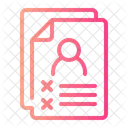 Evaluate Dismissal Professions And Jobs Icon