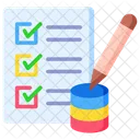 Evaluation Database Sheet Icon