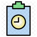 Evaluation Assessment Time Management Icon
