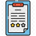 Evaluation Survey Rating Icon