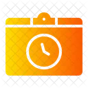 Evaluation Clock Report Icon