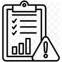 Evaluation Des Risques Panneau Davertissement Evaluer Icône