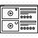 Classement Site Web Film Icône