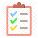 Evaluation Evaluating Checklist Icon