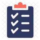 Evaluation Evaluating Checklist Icon