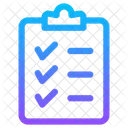Evaluation Evaluating Checklist Icon