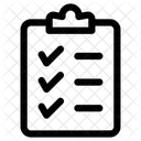 Evaluation Evaluating Checklist Icon