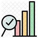 Evaluation Market Research Data Analysis Icon