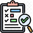 Evaluation Check Analysis Icon