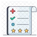 Evaluation Feedback List Icon