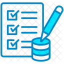 Evaluation Database Sheet Icon