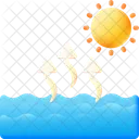 Evaporation Sun Water Icon