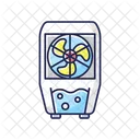 Evaporative Cooling Device Control Summer Icon