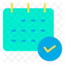Calendar Approved Planning Schedule Icon