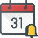 Event Calendar Alarm Icon