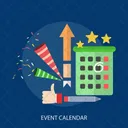 Event Calendar Party Icon