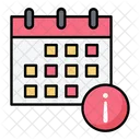Event Information Calendar Schedule Icon