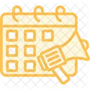 Event Marketing Duotone Line Icon Icon