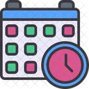 Event Schedule Calendar Timeline Icon