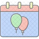 Event Schedule Lineal Color Icon Icon