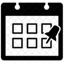 Plano De Evento Calendario Data Ícone