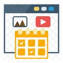 Calendario Data Programacao Ícone