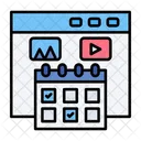 Calendario Data Programacao Ícone