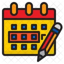 Calendario Fecha Horario Icono