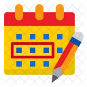 Calendario Fecha Horario Icono