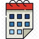 Calendario Fecha Nota Icono