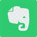 Evernote Social Quadrado Icon