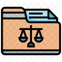 Law Folder Justice Folder Law Documents Icon