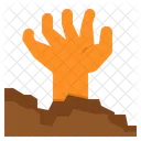 Evil Halloween Hand Icon